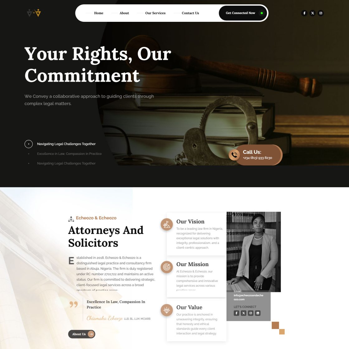 Echeozo & Echeozo — Legal & Corporate Brand